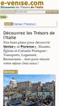 Mobile Screenshot of e-venise.com
