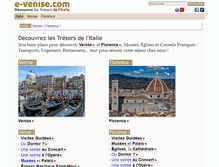 Tablet Screenshot of e-venise.com